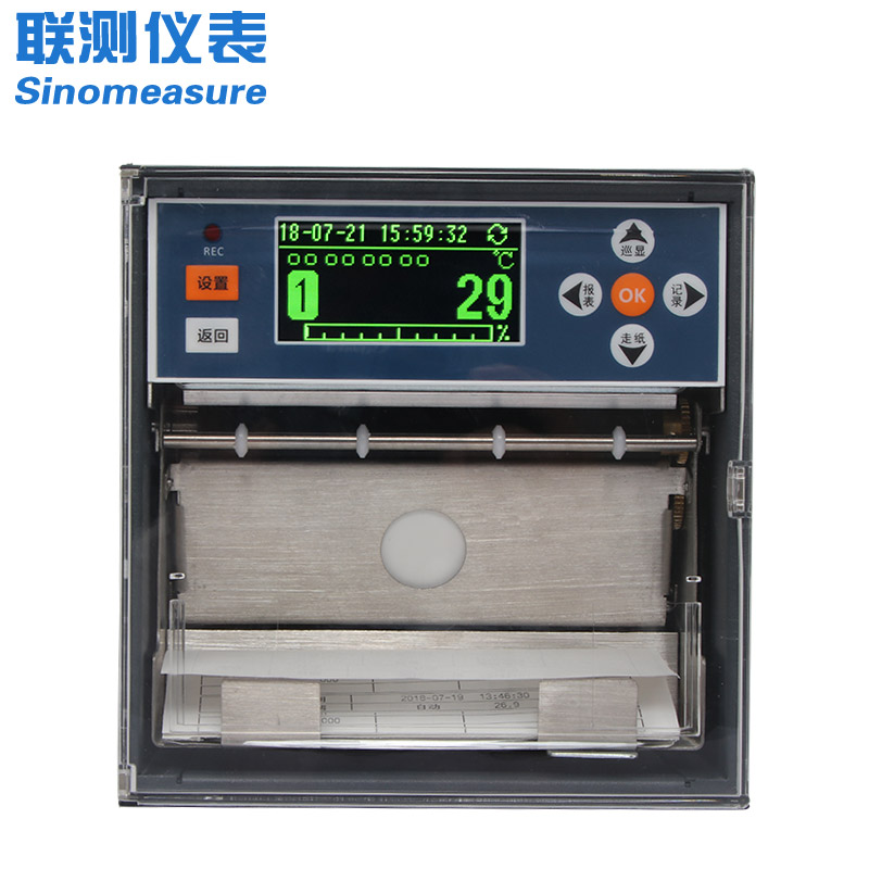 聯(lián)測(cè)_SIN-R1200_1-8通道可選_有紙記錄儀_液晶屏_FO值/壓力/溫度等參數(shù)